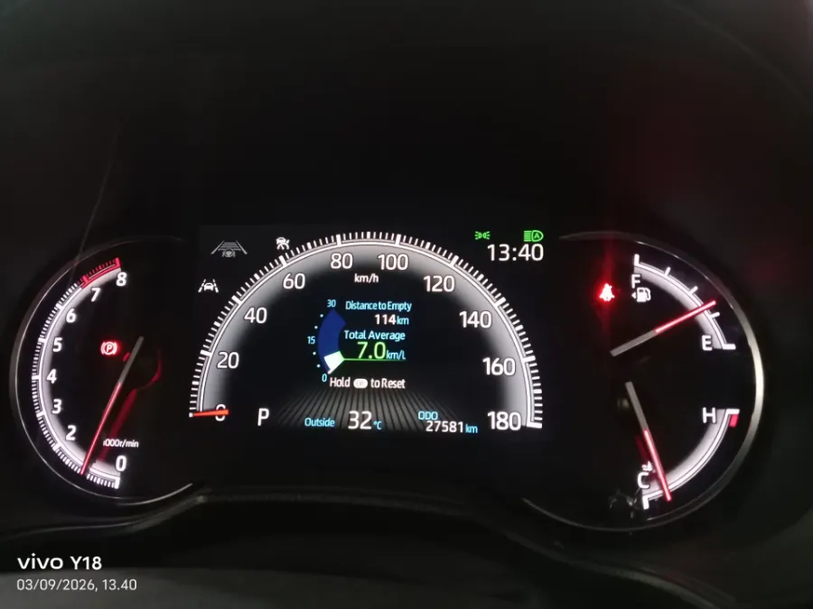 Foto Mobil Bekas Odometer Toyota Voxy 2.0 tahun 2023