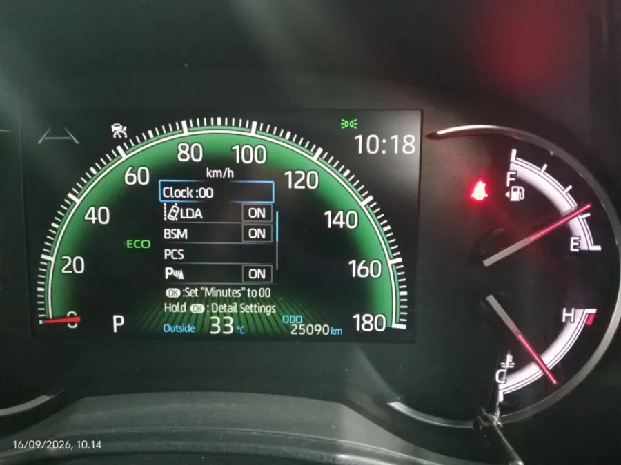Foto Mobil Bekas Odometer Toyota Voxy 2.0 tahun 2024