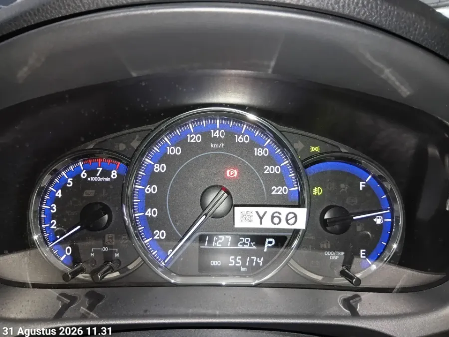 Foto Mobil Bekas Odometer Toyota Yaris 1.5 G tahun 2019