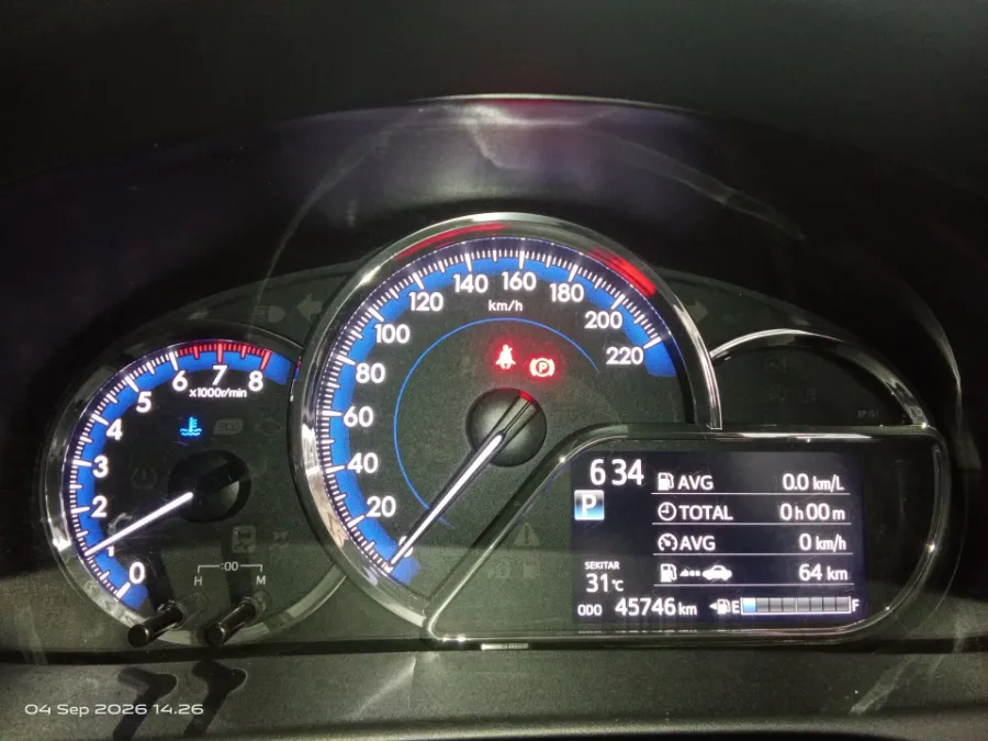 Foto Mobil Bekas Odometer Toyota Yaris 1.5 GR sport tahun 2022