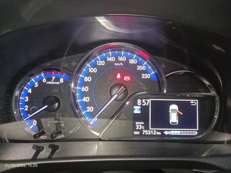 Foto Mobil Bekas Odometer Toyota Yaris 1.5 GR sport tahun 2022