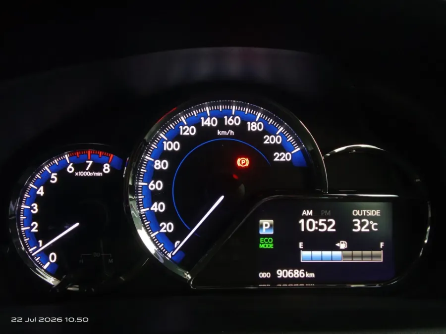 Foto Mobil Bekas Odometer Toyota Yaris 1.5 S tahun 2018