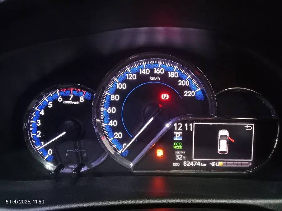 Foto Mobil Bekas Odometer Toyota Yaris 1.5 S tahun 2018