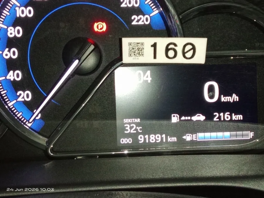 Foto Mobil Bekas Odometer Toyota Yaris 1.5 S tahun 2018
