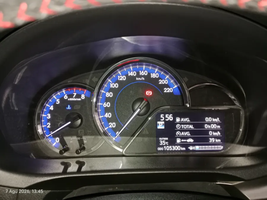Foto Mobil Bekas Odometer Toyota Yaris 1.5 S tahun 2018