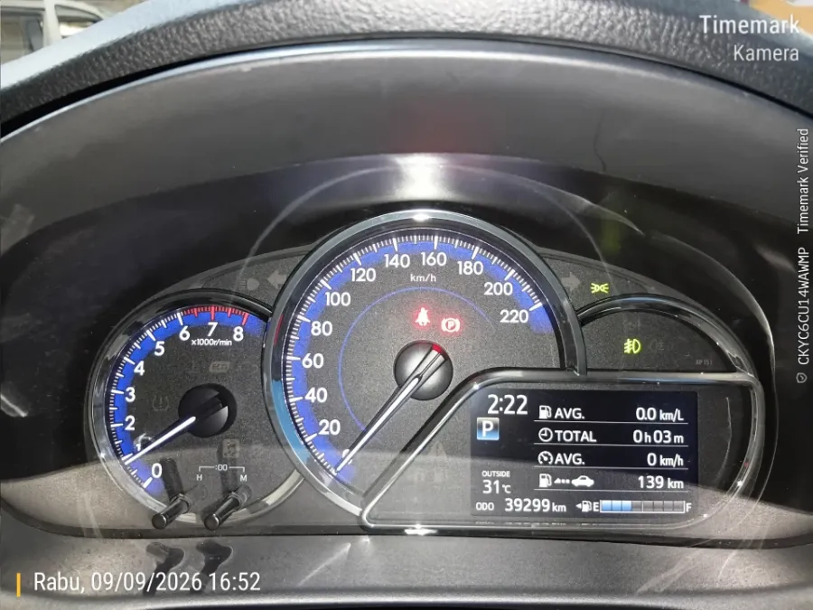 Foto Mobil Bekas Odometer Toyota Yaris 1.5 S tahun 2018