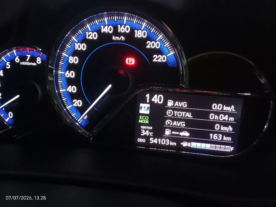 Foto Mobil Bekas Odometer Toyota Yaris 1.5 S tahun 2019