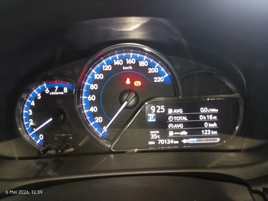 Foto Mobil Bekas Odometer Toyota Yaris 1.5 S tahun 2019