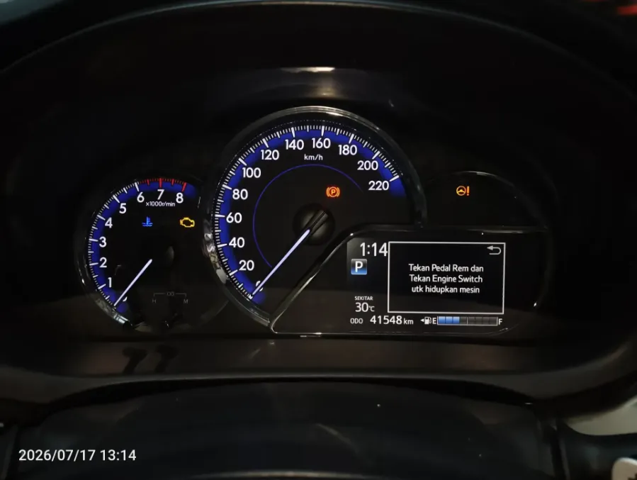 Foto Mobil Bekas Odometer Toyota Yaris 1.5 S tahun 2020