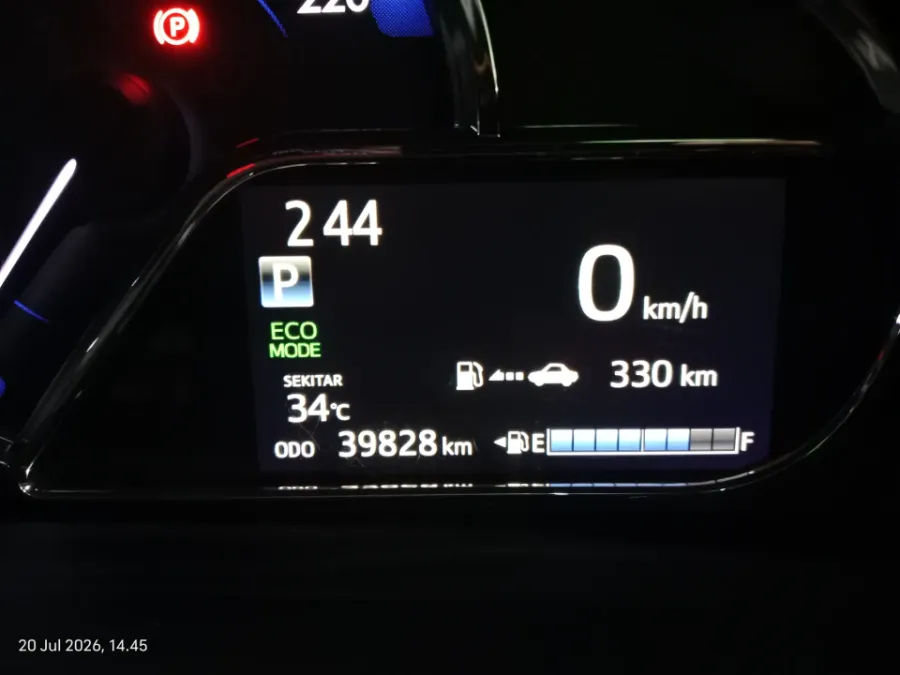 Foto Mobil Bekas Odometer Toyota Yaris 1.5 S tahun 2021