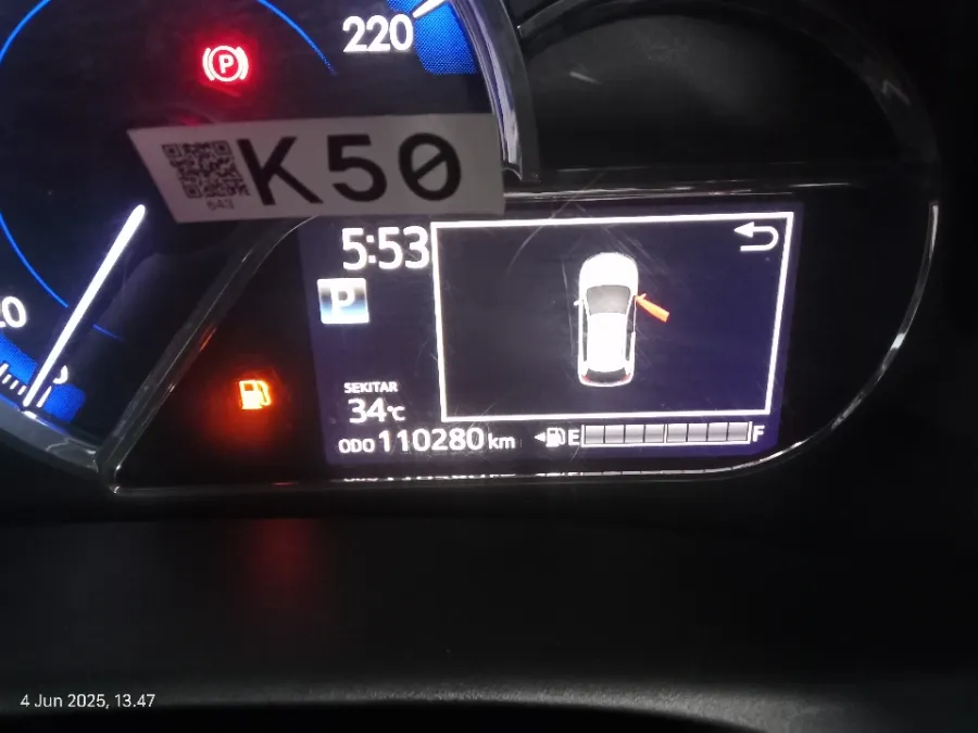 Foto Mobil Bekas Odometer Toyota Yaris 1.5 S tahun 2021