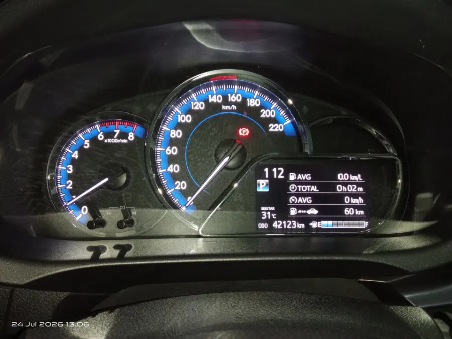 Foto Mobil Bekas Odometer Toyota Yaris 1.5 S tahun 2021