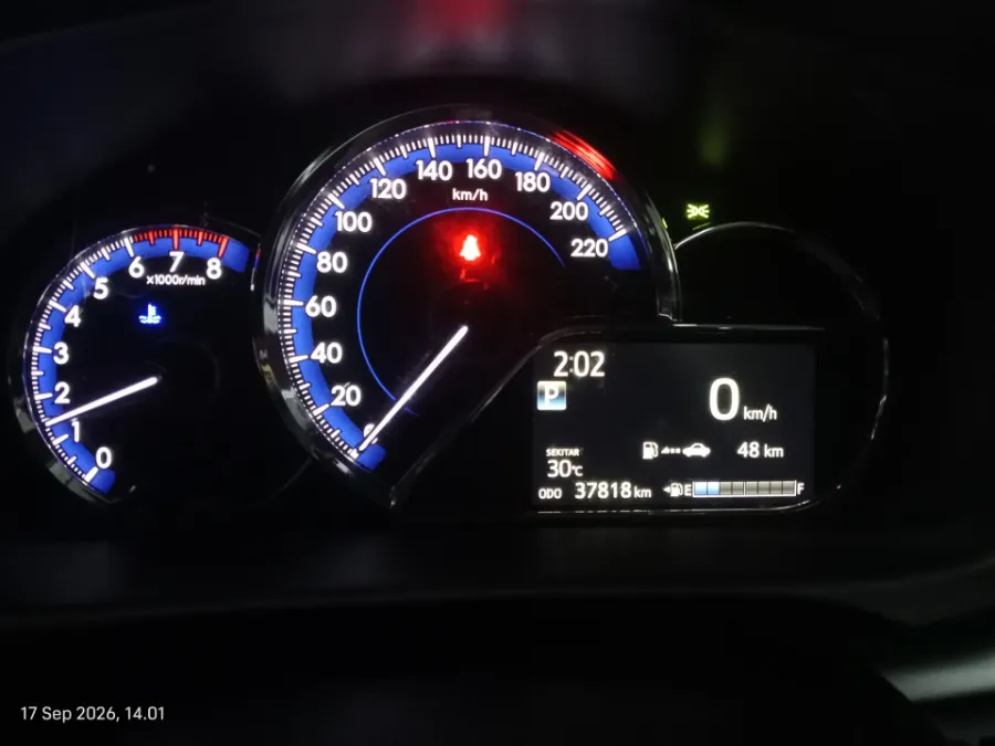 Foto Mobil Bekas Odometer Toyota Yaris 1.5 S tahun 2021