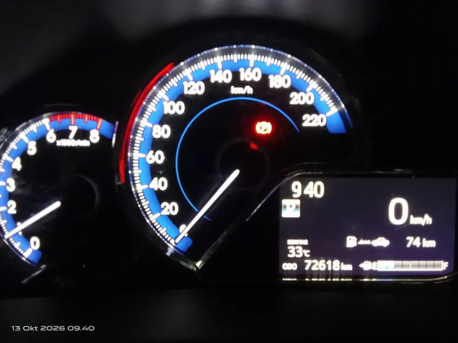 Foto Mobil Bekas Odometer Toyota Yaris 1.5 S tahun 2021