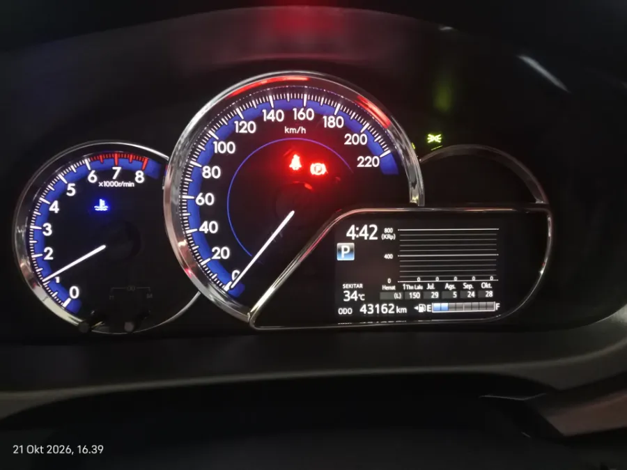 Foto Mobil Bekas Odometer Toyota Yaris 1.5 S tahun 2021
