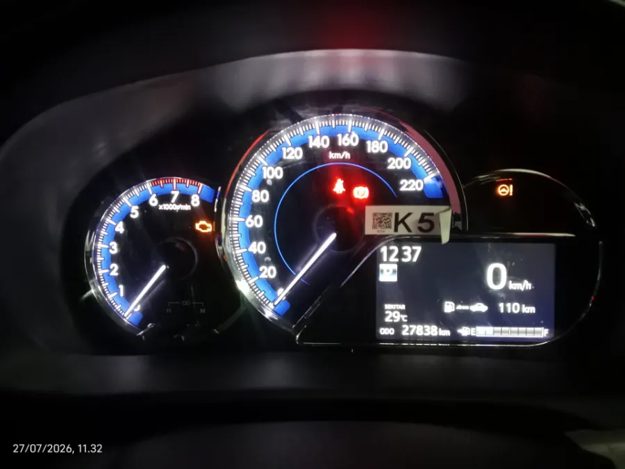 Foto Mobil Bekas Odometer Toyota Yaris 1.5 S tahun 2022