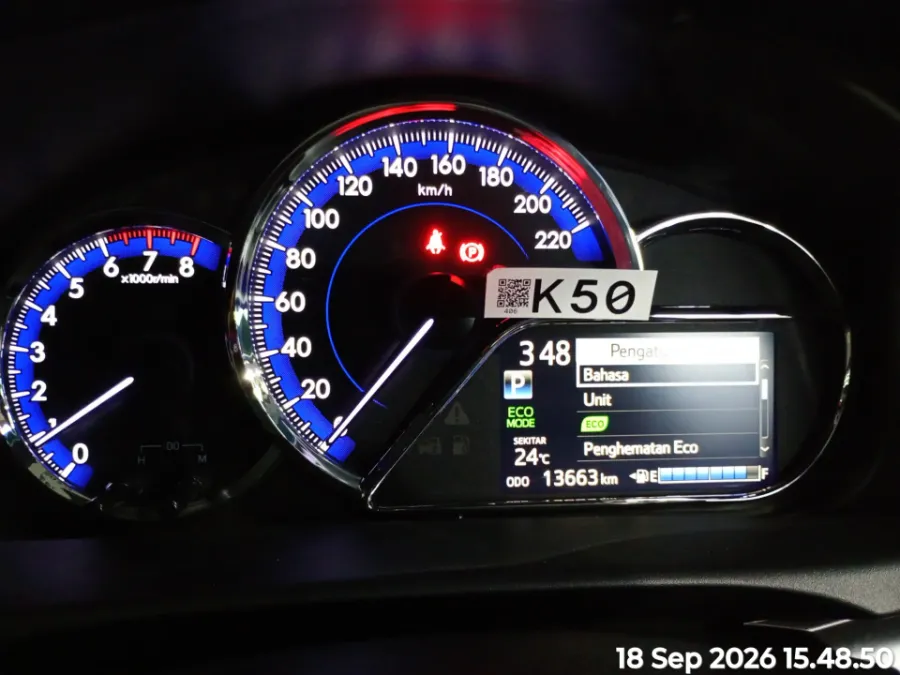 Foto Mobil Bekas Odometer Toyota Yaris 1.5 S tahun 2023