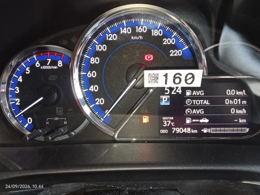 Foto Mobil Bekas Odometer Toyota Yaris 1.5 TRD Sportivo tahun 2018
