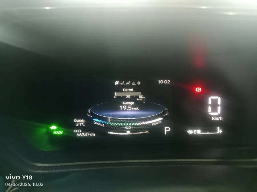 Foto Mobil Bekas Odometer Toyota Yaris Cross 1.5 S HV tahun 2023