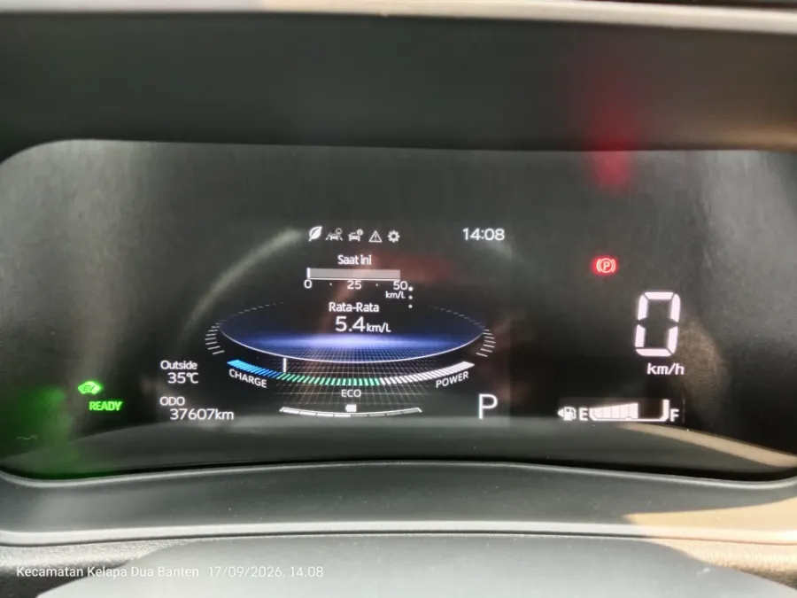Foto Mobil Bekas Odometer Toyota Yaris Cross 1.5 S HV tahun 2023