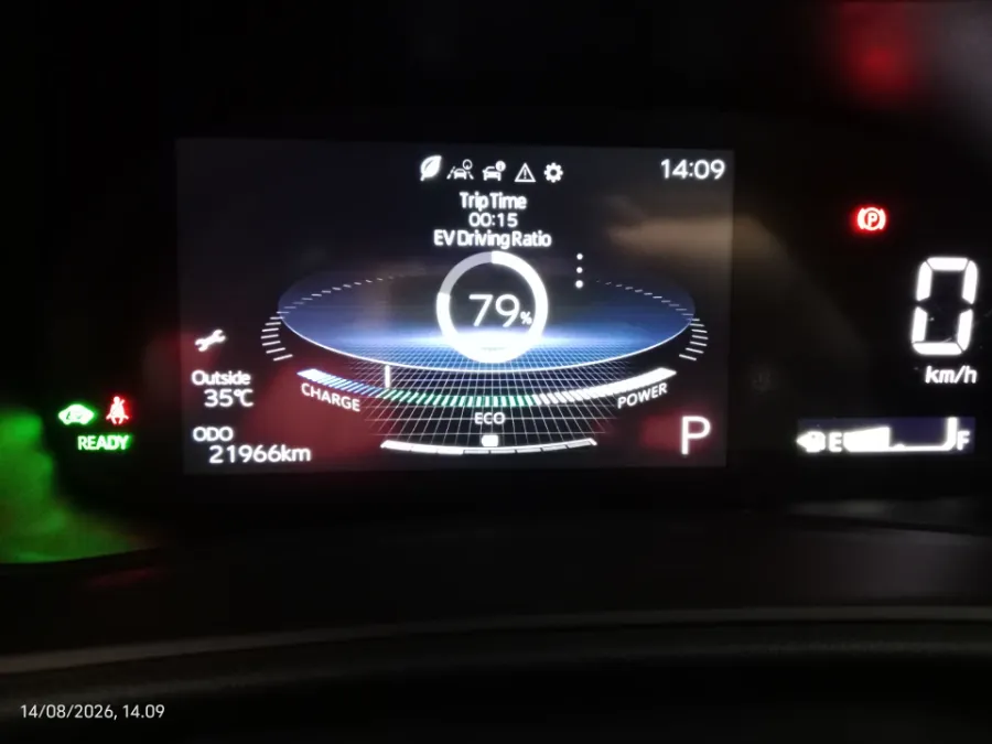 Foto Mobil Bekas Odometer Toyota Yaris Cross 1.5 S HV tahun 2023