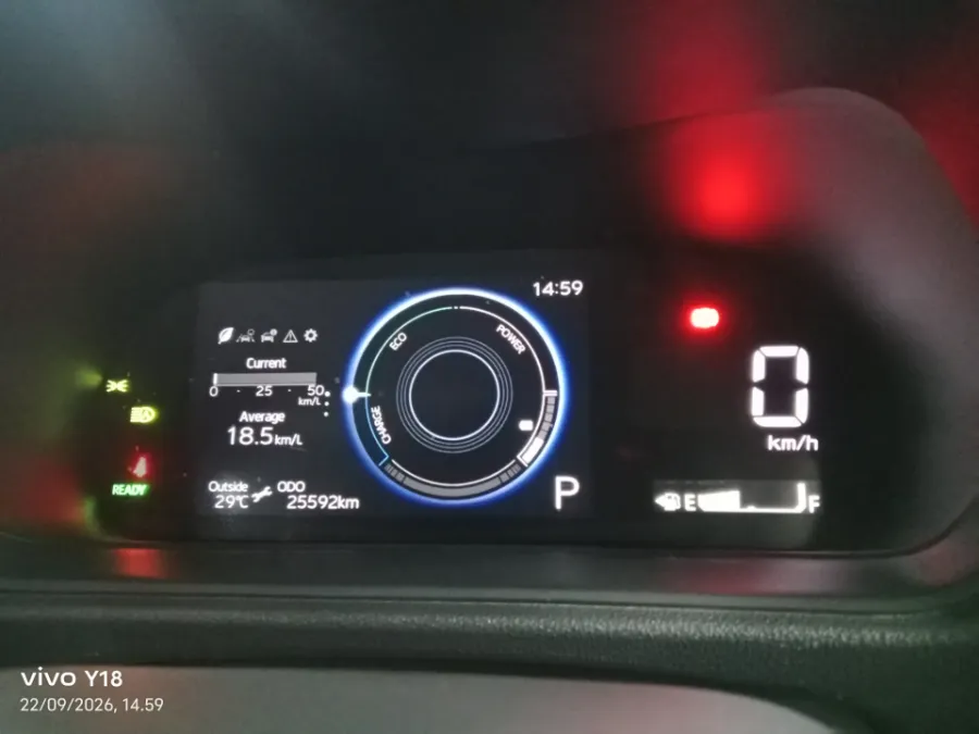 Foto Mobil Bekas Odometer Toyota Yaris Cross 1.5 S HV tahun 2023