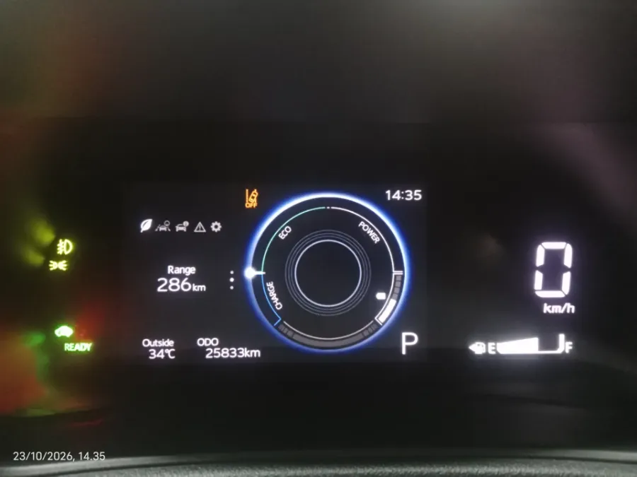 Foto Mobil Bekas Odometer Toyota Yaris Cross 1.5 S HV tahun 2023