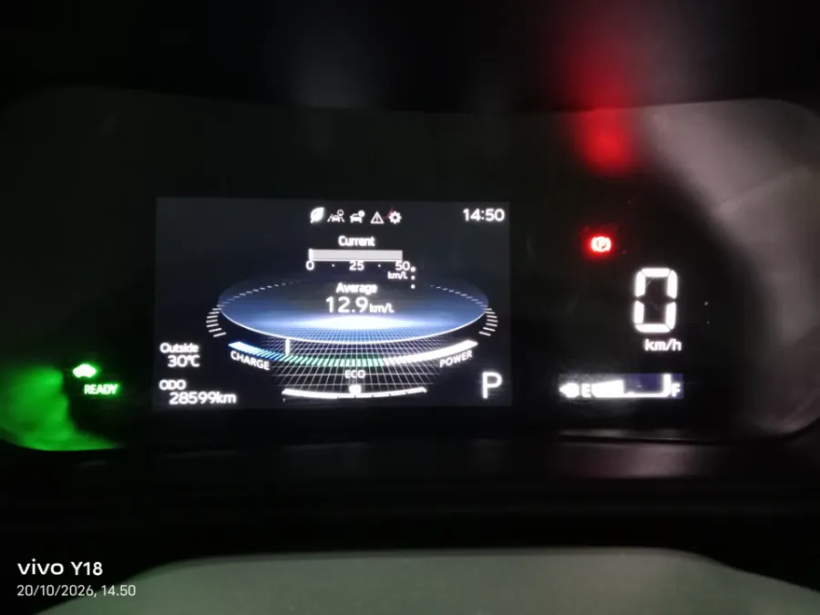 Foto Mobil Bekas Odometer Toyota Yaris Cross 1.5 S HV tahun 2024