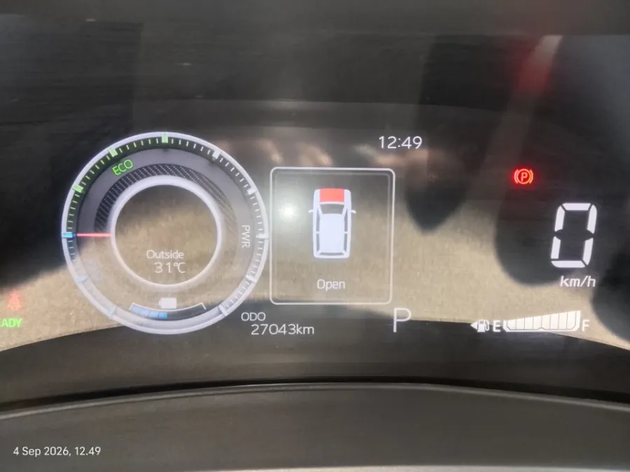 Foto Mobil Bekas Odometer Toyota Yaris Cross 1.5 S HV Gr tahun 2023