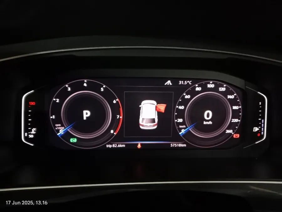 Foto Mobil Bekas Odometer Volkswagen Tiguan 1.4 TSI Allspace tahun 2020