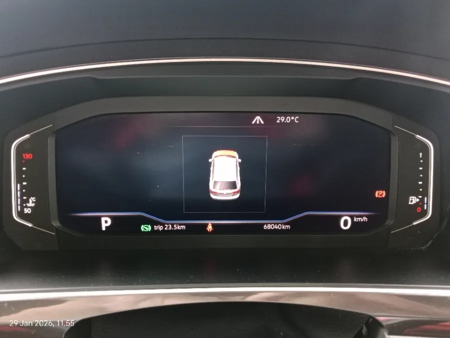Foto Mobil Bekas Odometer Volkswagen Tiguan 1.4 TSI Allspace tahun 2020