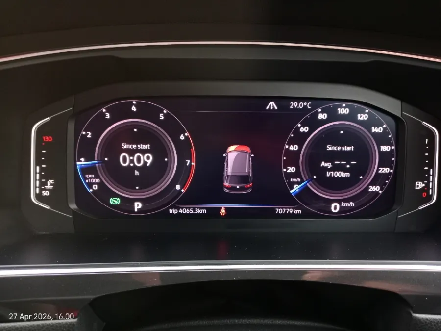 Foto Mobil Bekas Odometer Volkswagen Tiguan 1.4 TSI Allspace tahun 2020