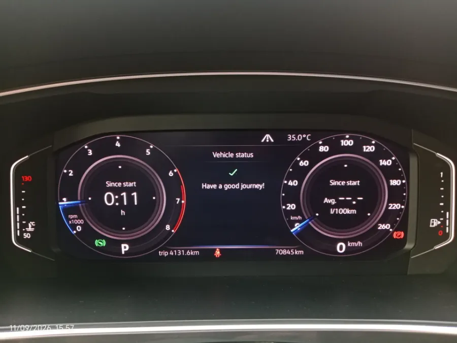 Foto Mobil Bekas Odometer Volkswagen Tiguan 1.4 TSI Allspace tahun 2020
