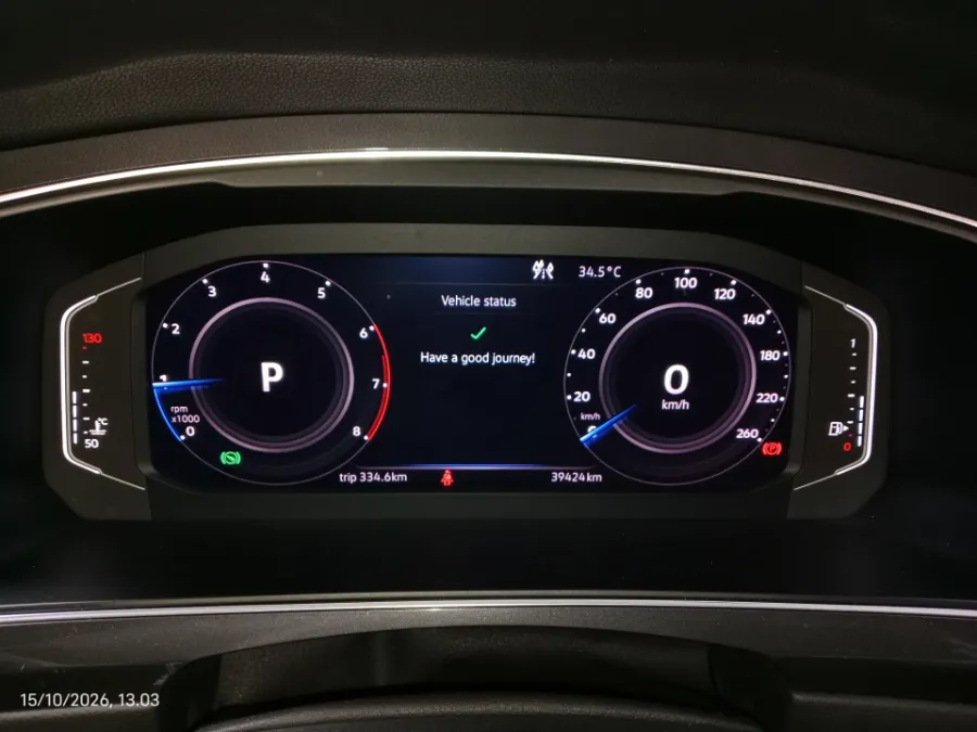 Foto Mobil Bekas Odometer Volkswagen Tiguan 1.4 TSI Allspace tahun 2020