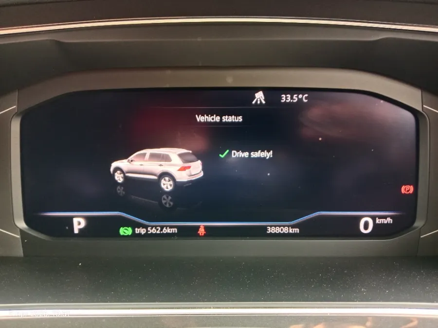 Foto Mobil Bekas Odometer Volkswagen Tiguan 1.4 TSI Allspace tahun 2021