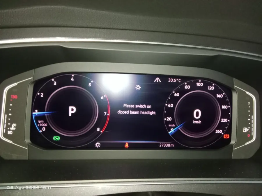 Foto Mobil Bekas Odometer Volkswagen Tiguan 1.4 TSI Allspace tahun 2021