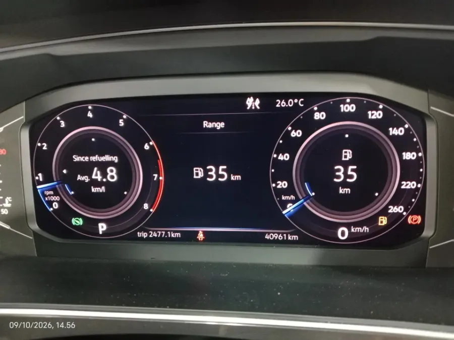 Foto Mobil Bekas Odometer Volkswagen Tiguan 1.4 TSI Allspace tahun 2021