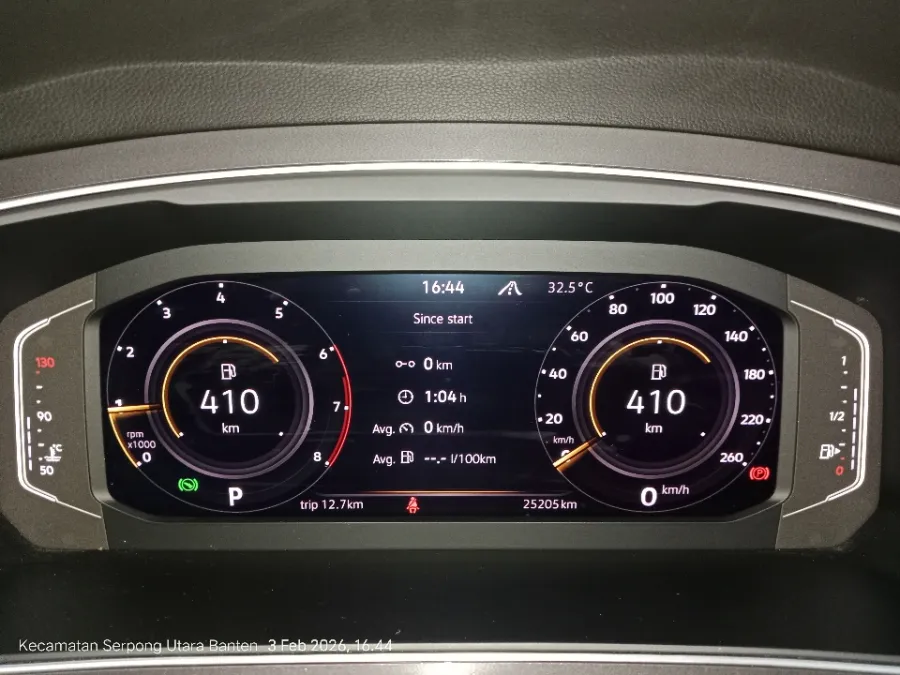 Foto Mobil Bekas Odometer Volkswagen Tiguan 1.4 TSI Allspace tahun 2024