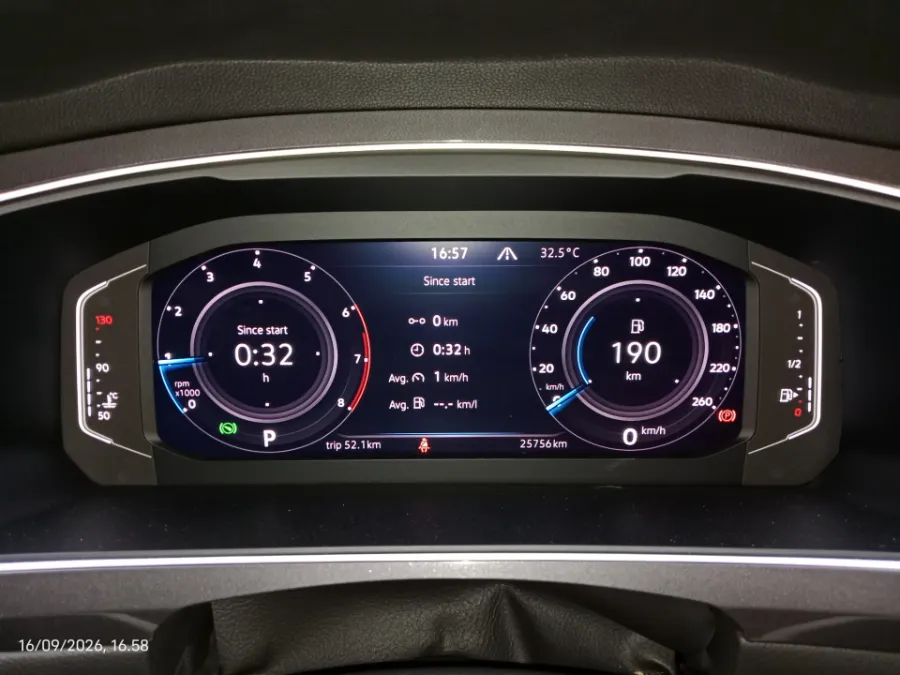 Foto Mobil Bekas Odometer Volkswagen Tiguan 1.4 TSI Allspace tahun 2024