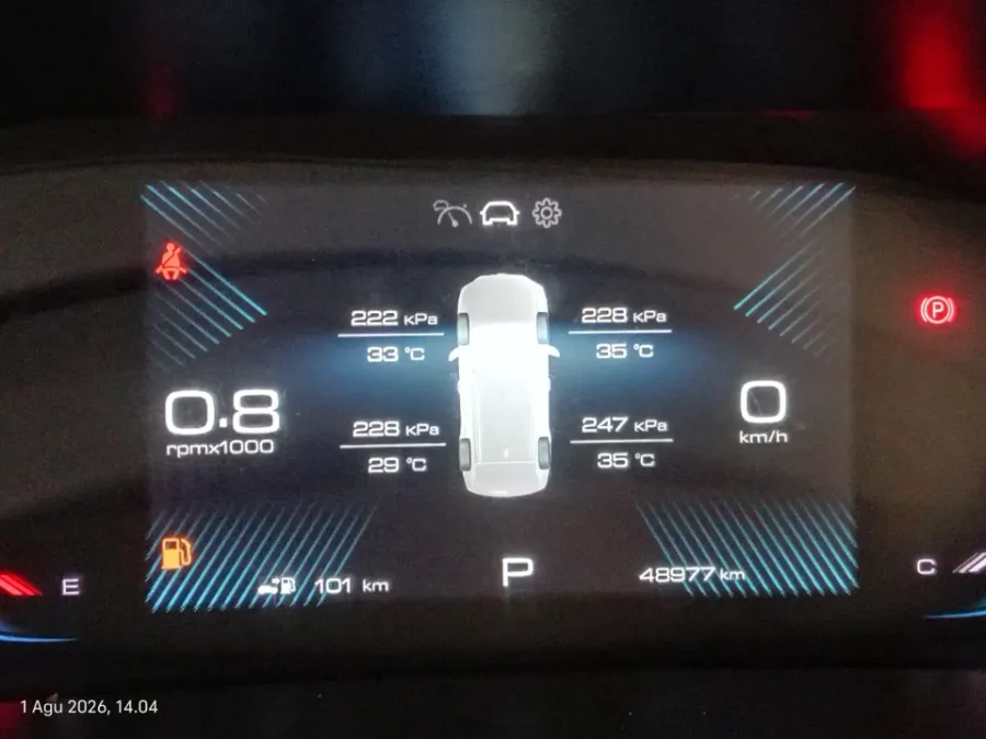 Foto Mobil Bekas Odometer Wuling Alvez 1.5 CE tahun 2023