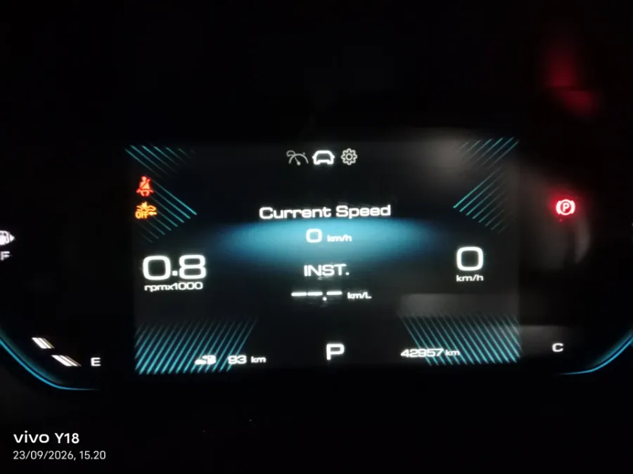 Foto Mobil Bekas Odometer Wuling Alvez 1.5 CE tahun 2023