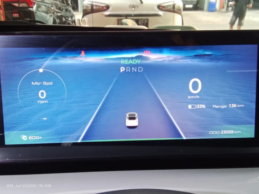 Foto Mobil Bekas Odometer Wuling Binguo Premium Range tahun 2024