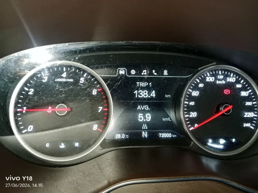 Foto Mobil Bekas Odometer Wuling Cortez 1.8 L Lux AMT tahun 2018