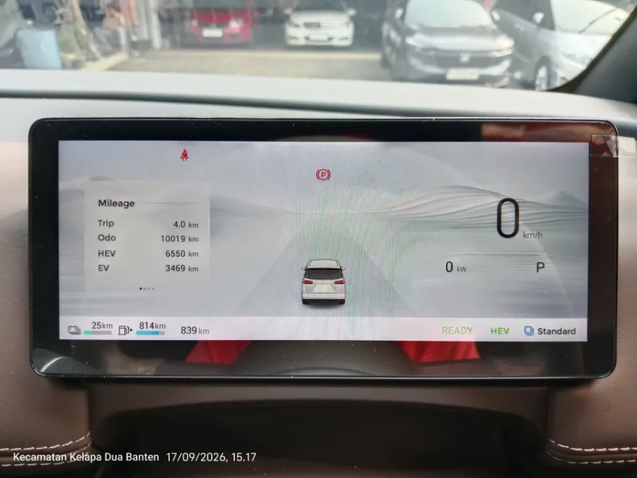 Foto Mobil Bekas Odometer Wuling Darion PHEV 1.5 EX tahun 2026